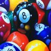 Billiard Game Balls diamond painting