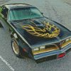 Black Classic Firebird Car diamond painting