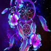 Blue And Violet Dream Catcher diamond painting