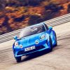 Blue Renault Alpine Racing diamond painting