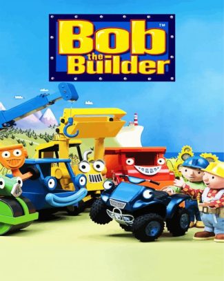 Bob The Builder Cartoon diamond painting