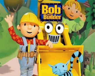 Bob The Builder diamond painting