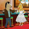 Bojack Horseman Wedding diamond painting