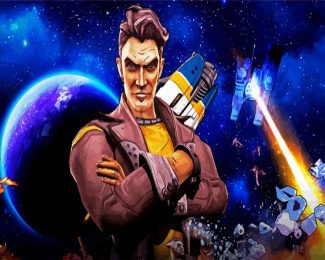 Borderlands Handsome Jack diamond painting