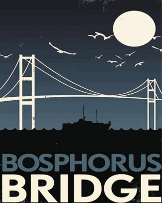 Bosphorus Bridge Poster diamond painting