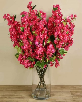 Bougainvillea Vase diamond painting