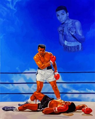 Boxer Muhammad Ali diamond painting