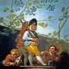 Boys Playing Soldiers Goya Art diamond painting