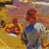 Boys On The Beach Sorolla diamond painting