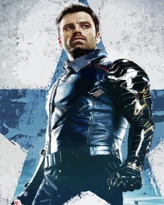 Bucky Barnes diamond painting