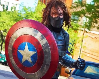 Bucky Barnes Marvel diamond painting