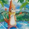 Buizel Pokemon Anime diamond painting