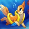 Buizel Swimming diamond painting