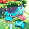 The Bulbasaur Family diamond painting