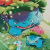 The Bulbasaur Family diamond painting