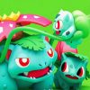 Bulbasaur Family diamond painting