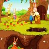 Bunny Burrow diamond painting