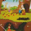 Bunny Burrow diamond painting