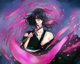 Byakuya Kuchiki Bleach Anime diamond painting