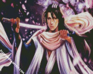 Byakuya Kuchiki Bleach diamond painting