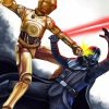 C3po And Darth Vader diamond painting