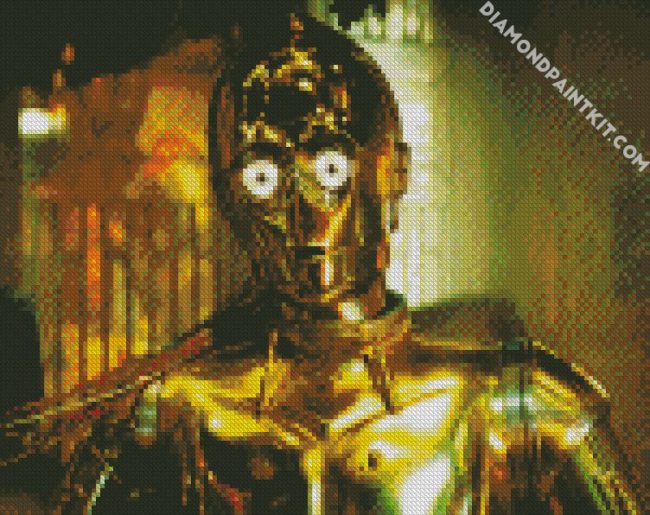 C3po Robot diamond painting