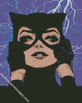 Catwoman diamond painting