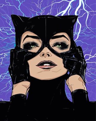 Catwoman diamond painting