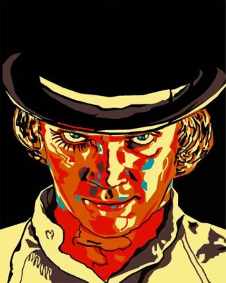 Clockwork Orange Illustration Art diamond painting