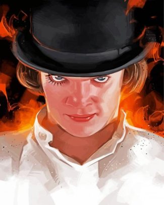 Clockwork Orange Illustration diamond painting