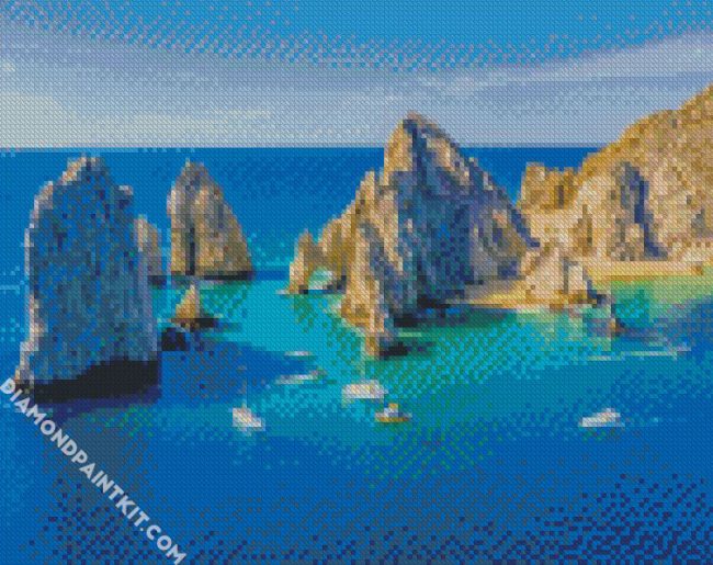 Cabo Seascape diamond painting