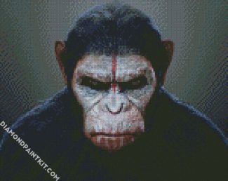 Caesar Planet Of The Apes diamond painting