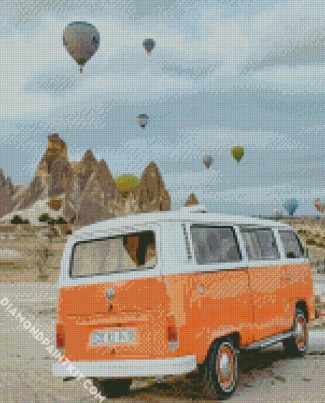 Campervan In Cappadocia diamond painting