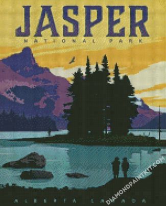 Canada Jasper Park Poster diamond painting