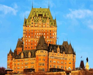 Canada Chateau Frontenac diamond painting