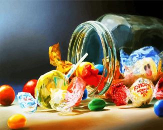 Candies In Jar diamond painting