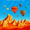 Cappadocia Turkey Illustration diamond painting