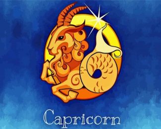 Capricorn Horoscope diamond painting