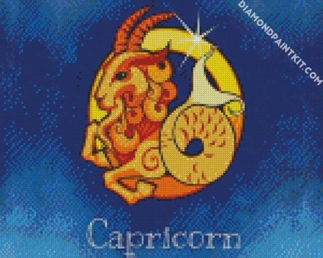 Capricorn Horoscope diamond painting