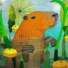 Capybara Animal diamond painting