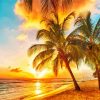 Caribbean Island At Sunset diamond painting