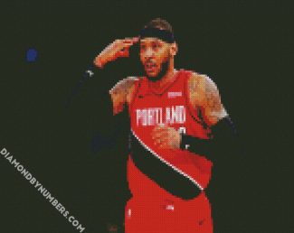 Carmelo Anthony NBA diamond painting