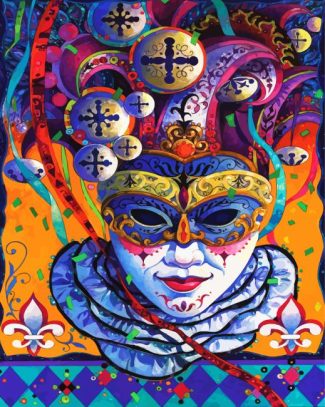 Carnival Jester Art diamond painting