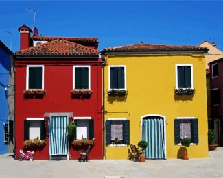 Case Colorate Burano diamond painting