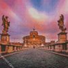 Castle Sant Angelo Vatikan diamond painting