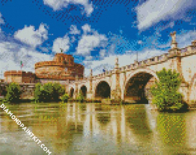 Castel Sant Angelo Vatikan diamond painting