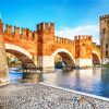 Castelvecchio Bridge Verona Italy diamond painting