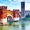 Castelvecchio Bridge Verona diamond painting