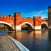 Castelvecchio Bridge Verona diamond painting