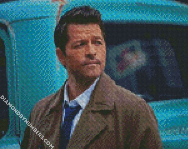 Castiel Misha Collins diamond painting